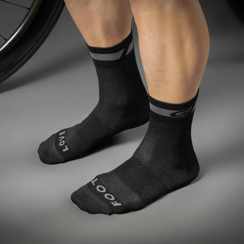 GRIPGRAB MERINO REGALAR sokken zwart (x3)