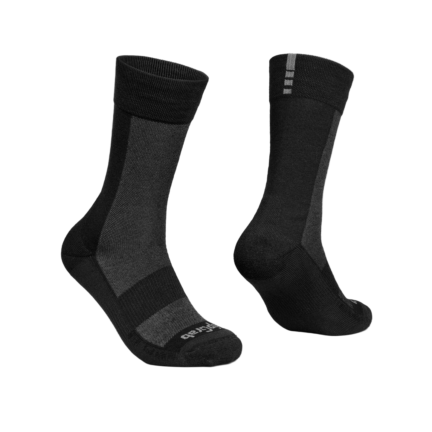 GRIPGRAB ALPINE MERINO HIGH Sokken Zwart