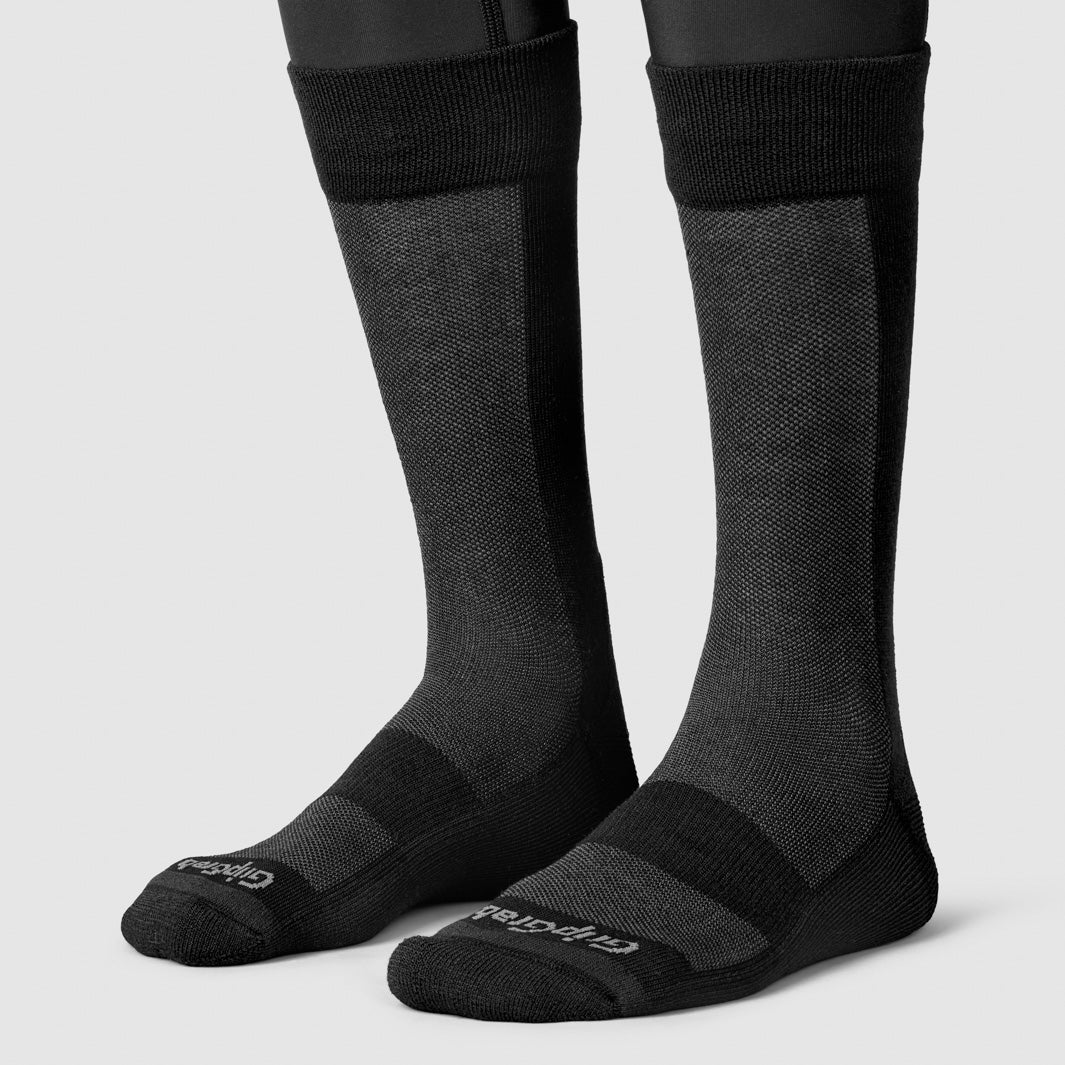 GRIPGRAB ALPINE MERINO HIGH Sokken Zwart