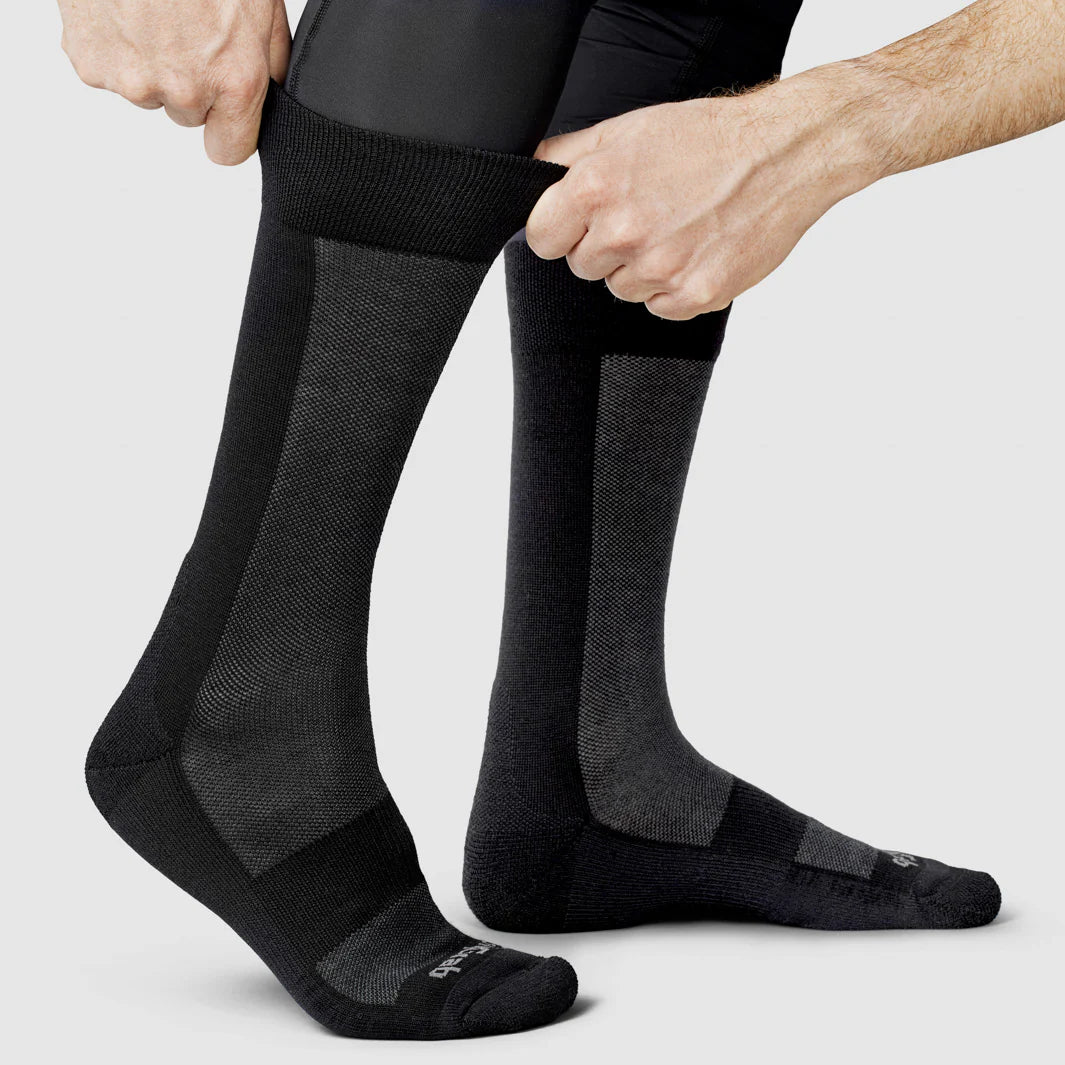 GRIPGRAB ALPINE MERINO HIGH Sokken Zwart