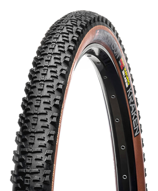 HUTCHINSON KRAKEN 29x2.40 Racing Lab Hardskin Race Ripost XC Tubeless Ready Zacht Zwart/Bruin band