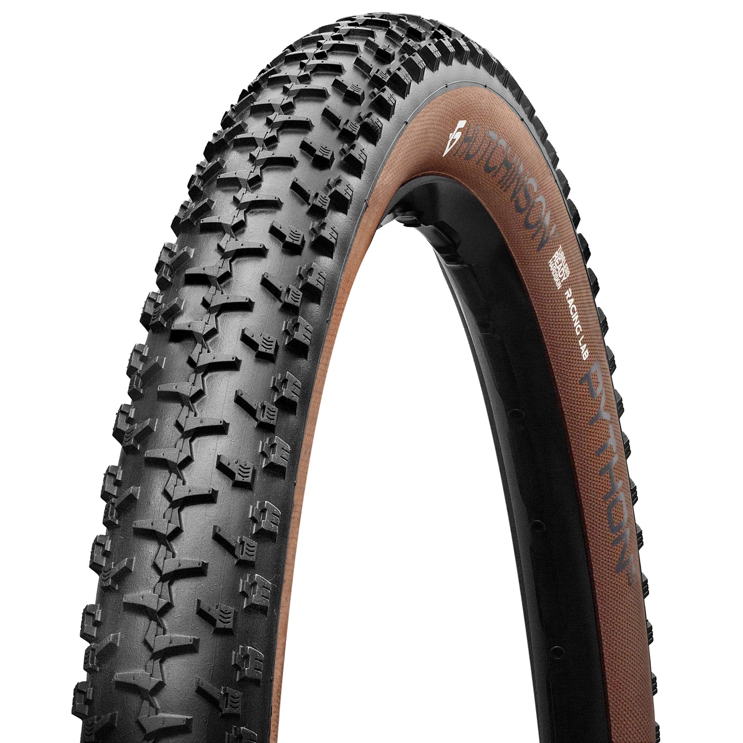 HUTCHINSON PYTHON 3 29x2.30 Racing Lab Hardskin Race Ripost XC Tubeless Ready Zacht Bruin band