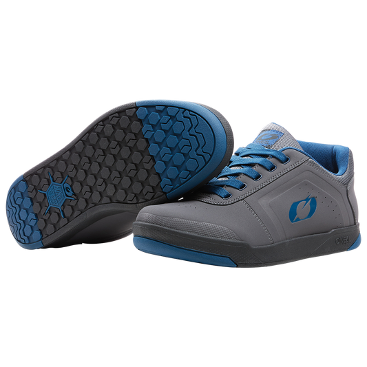 O'NEAL PINNED PRO FLAT MTB Schoenen Grijs/Blauw