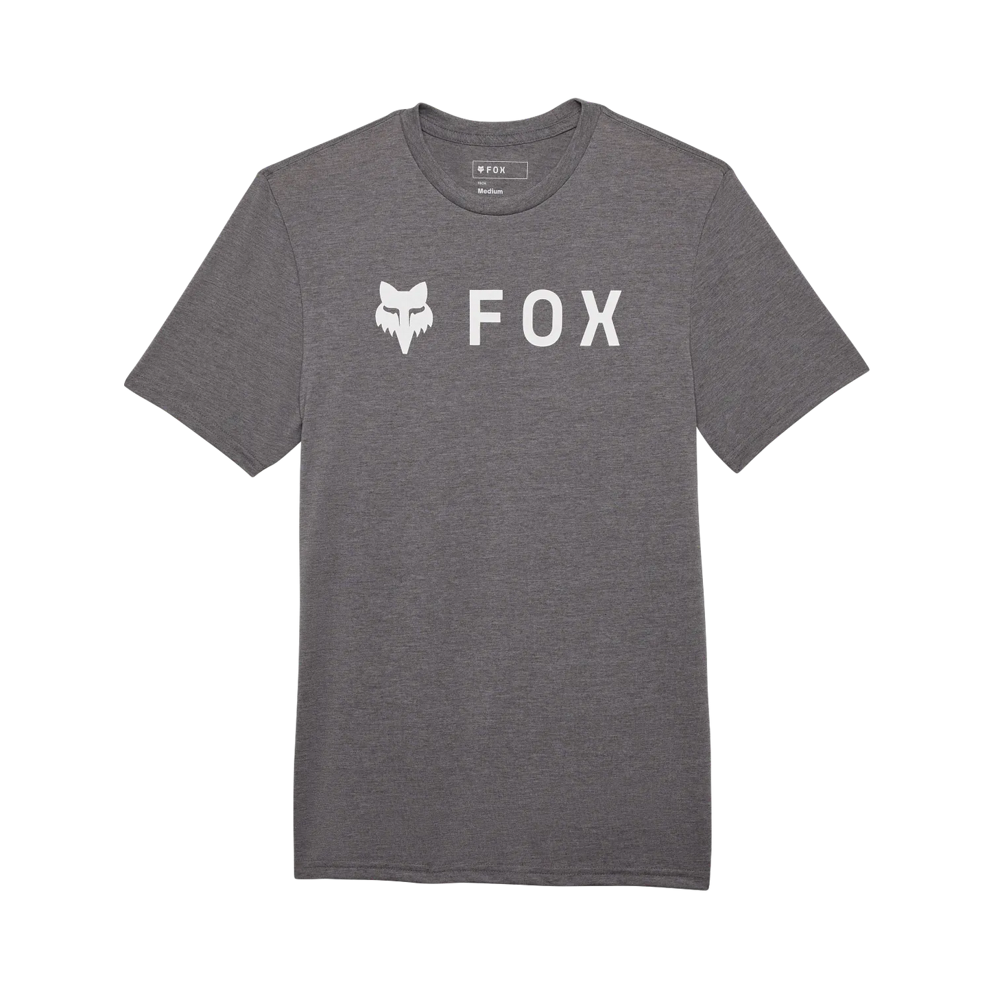 FOX ABSOLUTE TRUDRI Technisch T-shirt Korte Mouw Grafiet Grijs