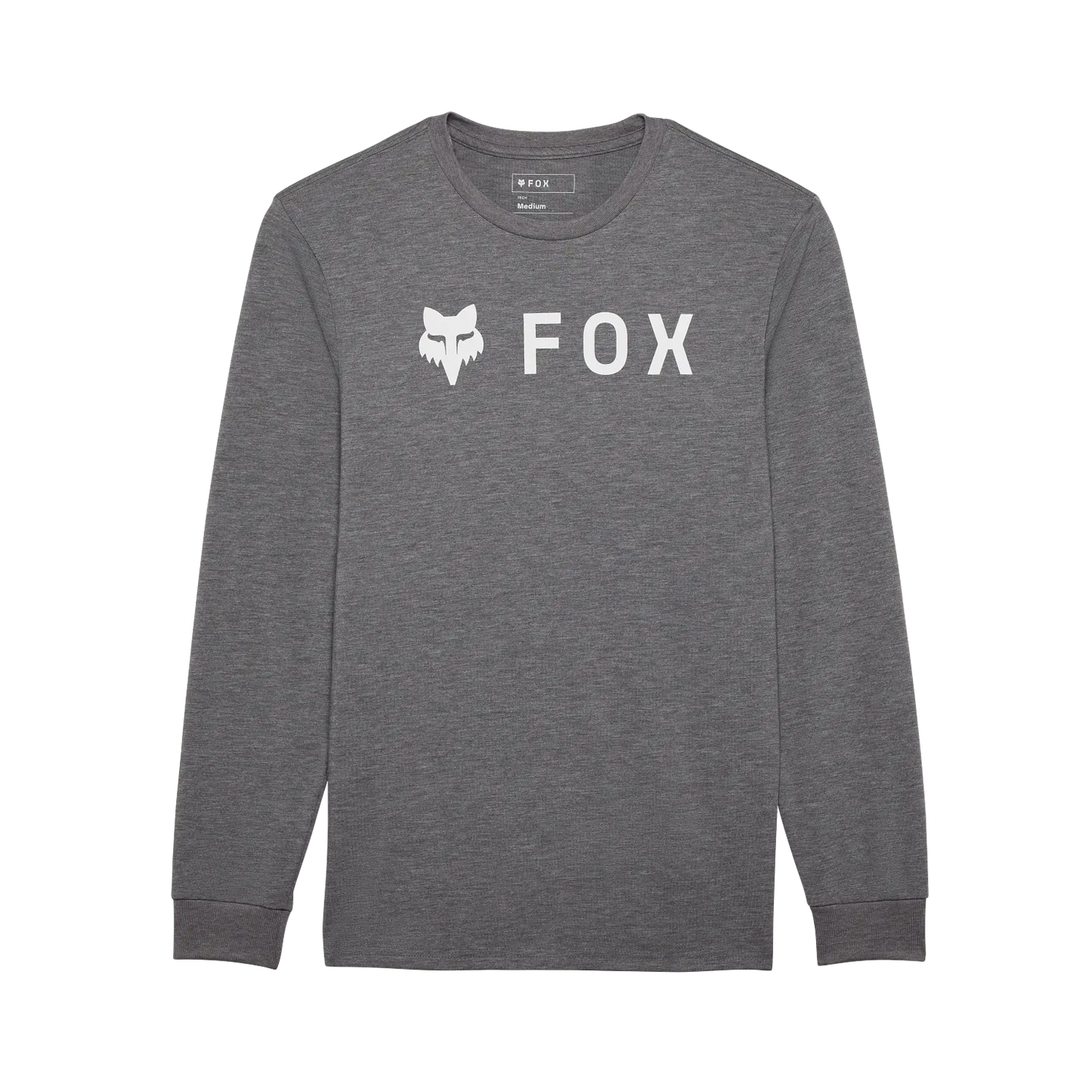 FOX ABSOLUTE TRUDRI Technisch T-shirt Lange Mouw Grafiet Grijs