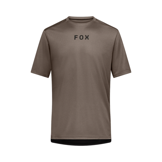 FOX RANGER WORDMARK Korte mouwen Jersey Bruin Nootmuskaat