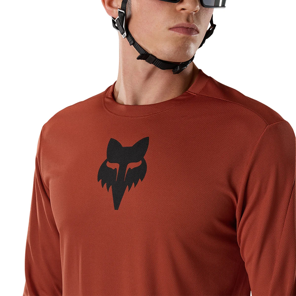 Shirt FOX RANGER FOX HEAD Lange Mouwen Bruin