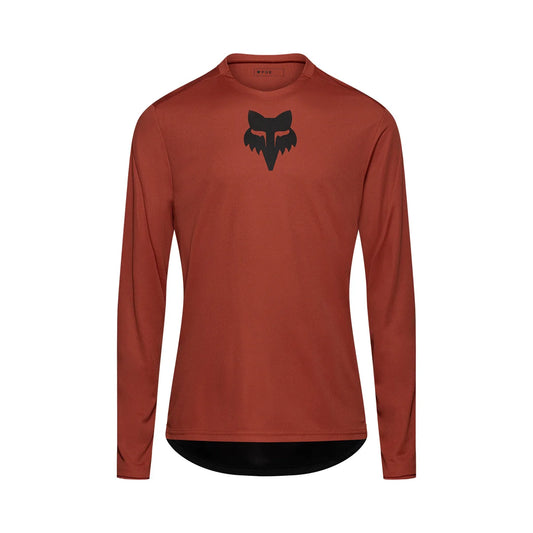 FOX RANGER FOX HEAD Fietsshirt met lange mouwen Bruin