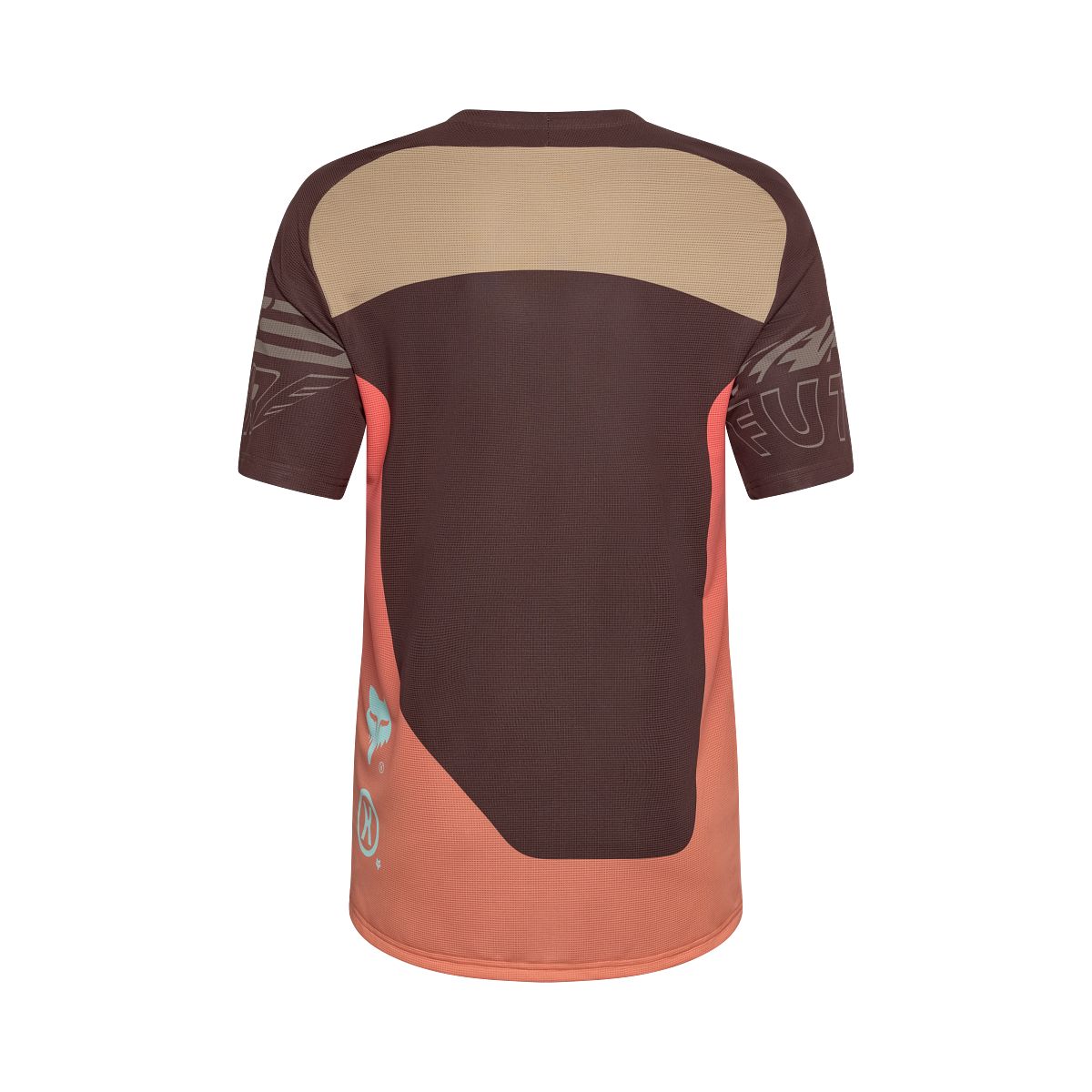 FOX FLEXAIR ELEVATED Korte Mouw Trui Bruin/Oranje