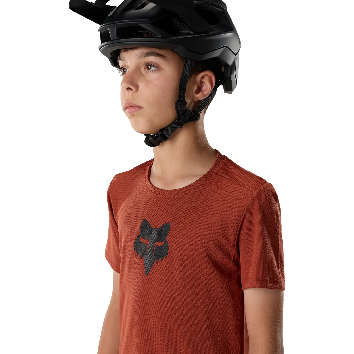 Fietsshirt FOX RANGER FOX HEAD Junior Korte Mouwen Acid Scarlet