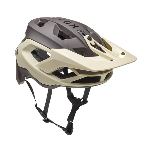 FOX SPEEDFRAME 5050 Beige MTB Helm Nootmuskaat