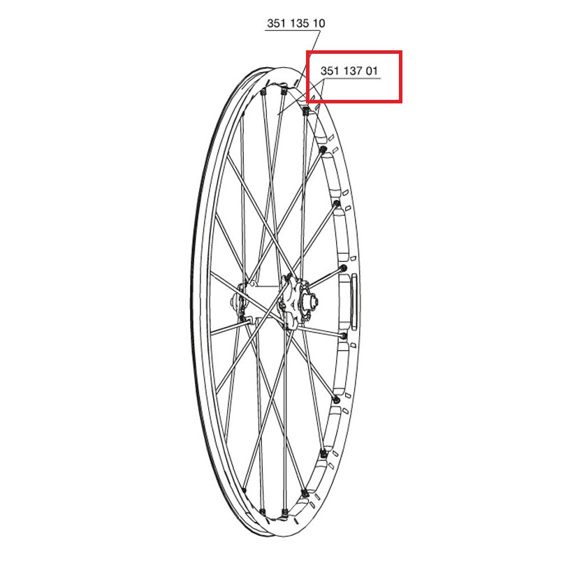 SET 10 SPAKEN MAVIC AV/AR M7/7 CROSSMAX SLR 29" 299,5MM