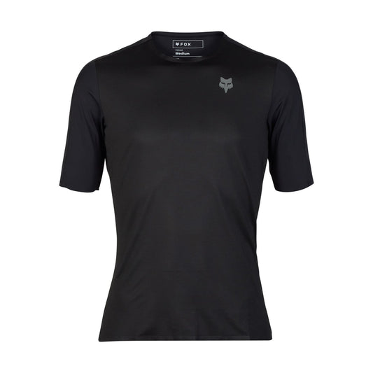 FOX FLEXAIR ASCENT Korte Mouw Jersey Zwart 2025