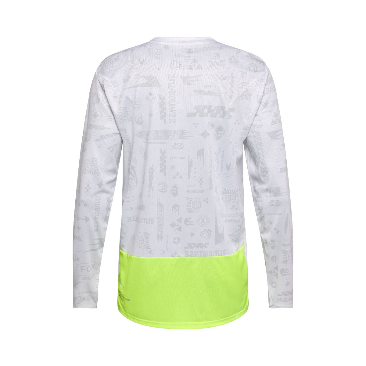 FOX RANGER LUNAR Lange Mouw Jersey Wit/Geel - Speciale Editie