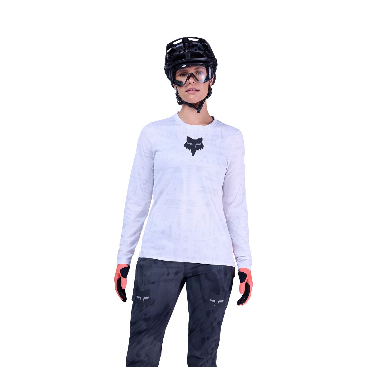 FOX RANGER LUNAR Dames Lange Mouw Jersey Wit - Speciale Editie