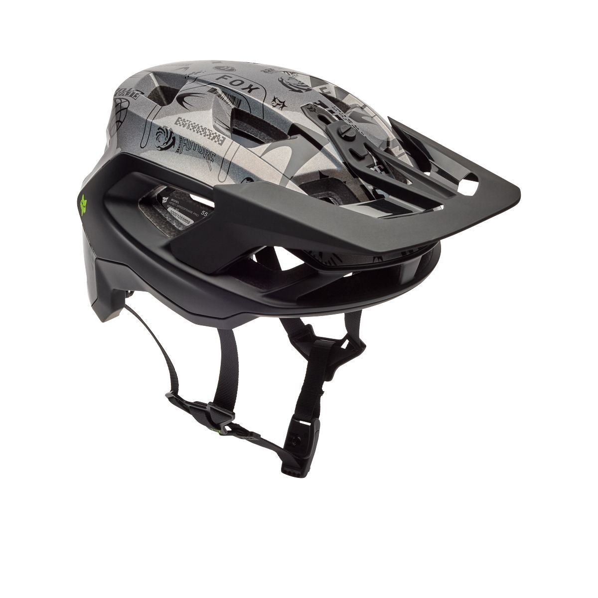 FOX SPEEDFRAME PRO LUNAR MTB Helm Zwart/Grijs - Speciale Editie