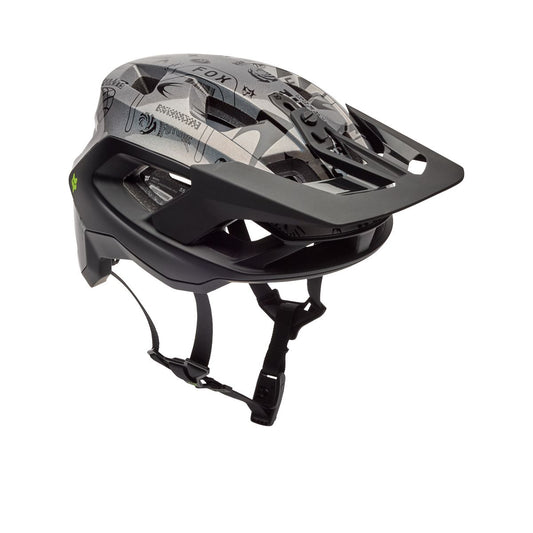 FOX SPEEDFRAME PRO LUNAR MTB Helm Zwart/Grijs - Speciale Editie