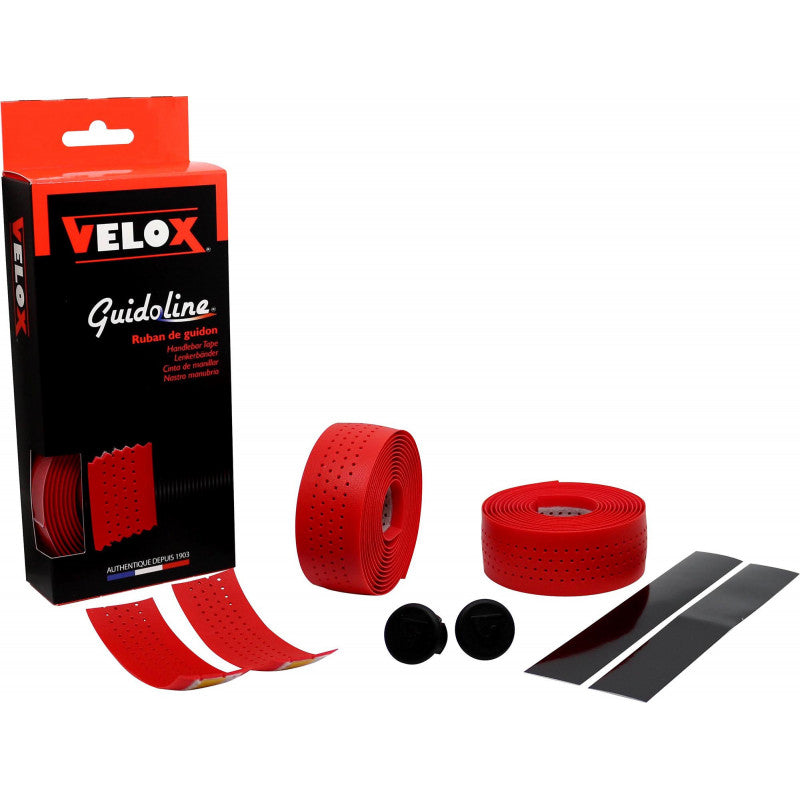 VELOX SOFT PERFOREE rood stuurlint