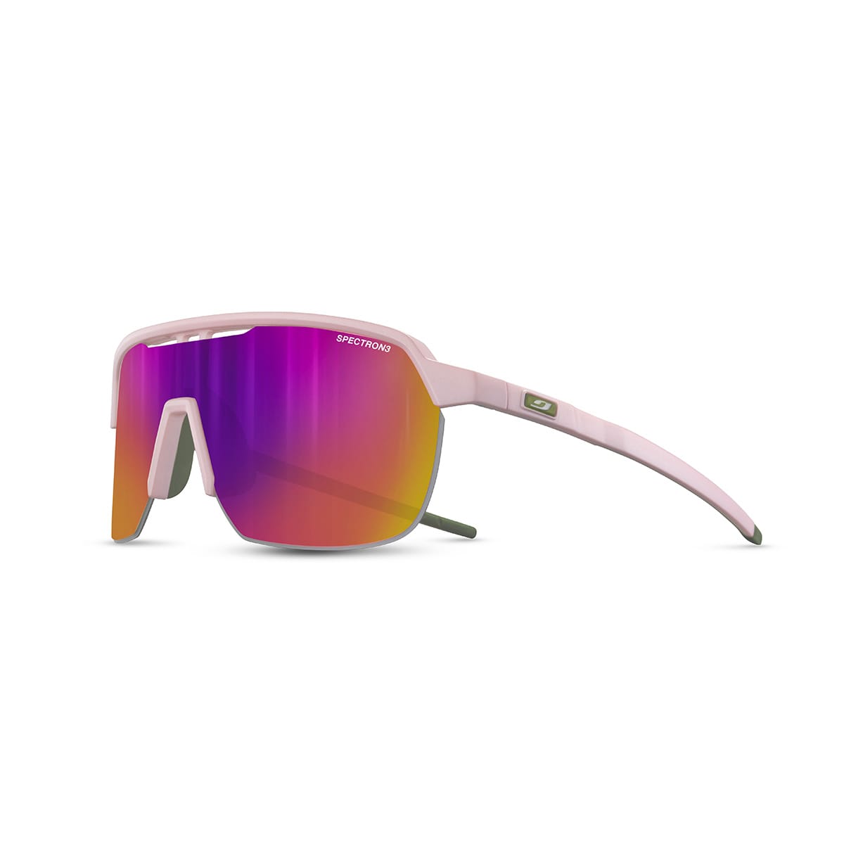 JULBO FREQUENCY Bril Pastel Roze/Spectraangroen 3CF Rook