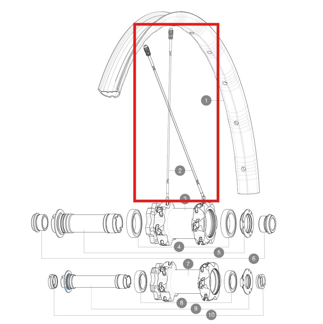 SET VAN 12 MAVIC CROSSMAX FIN/AV-AR DEEMAX PRO 27,5'' ALU 275MM VOORSPAKEN