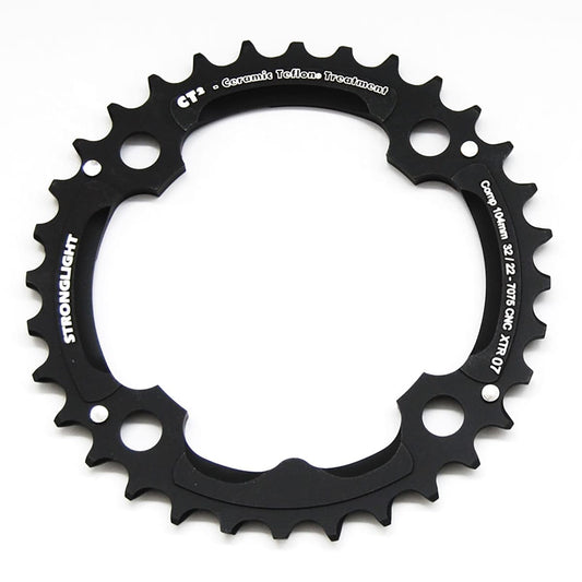 Plateau IntermΓ©diaire STRONGLIGHT CTΒ² SHIMANO XTR M970 9V 4 Trous 104 mm