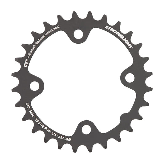 Plateau IntΓ©rieur STRONGLIGHT CTΒ² Sram 10V 4 Trous 80 mm