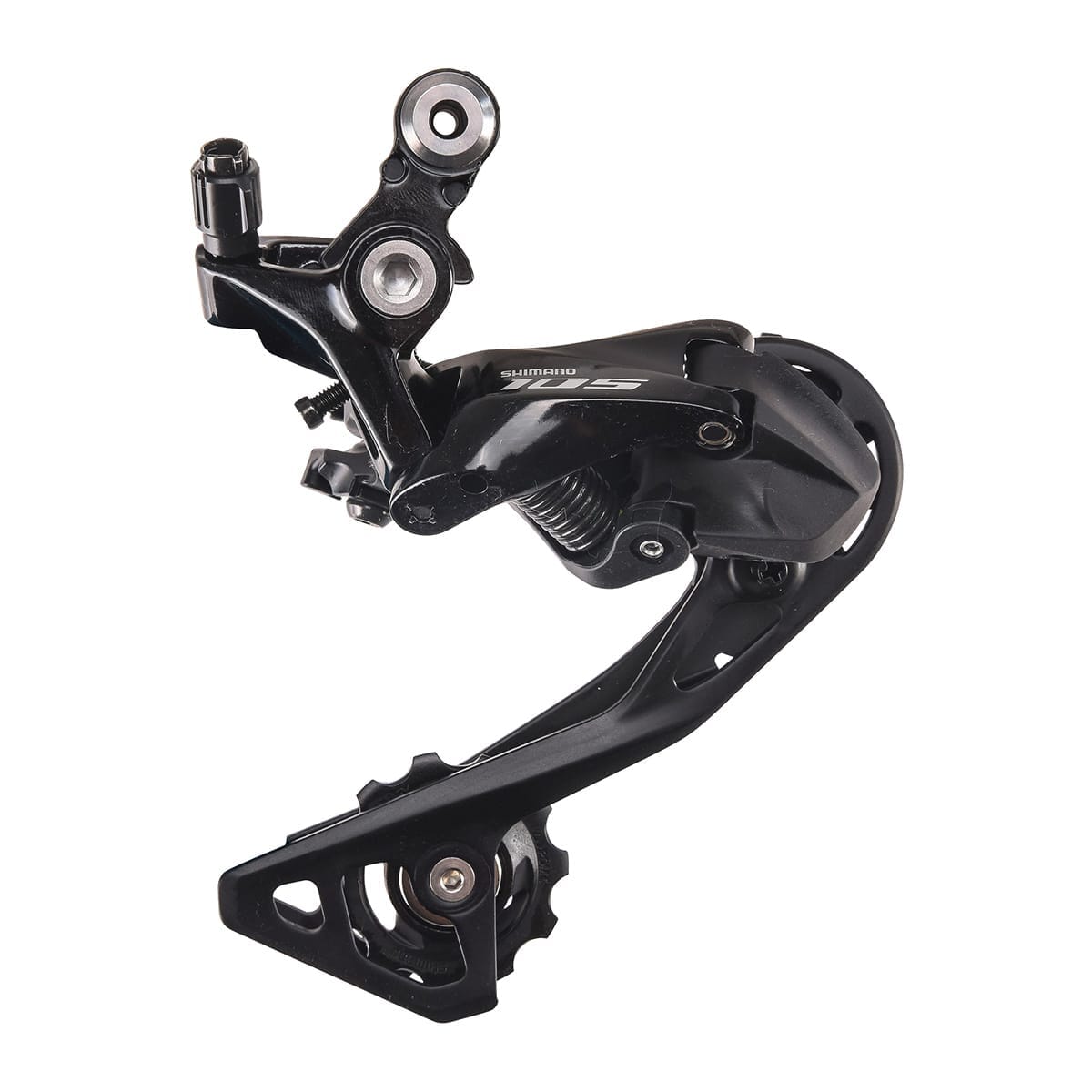 SHIMANO 105 R7000-GS 2x11V Medium Cage Achterderailleur Zwart *)