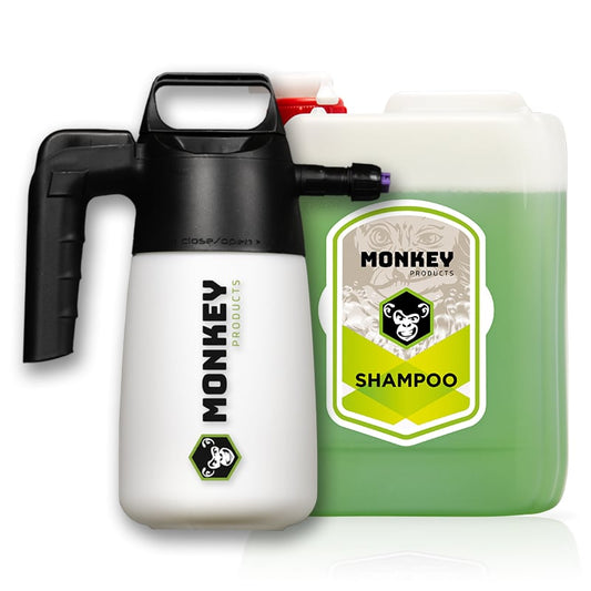 Sproeier MONKEY'S SAUCE SUPER FOAM + 5L MONKEY SHAMPOO ORGANIC