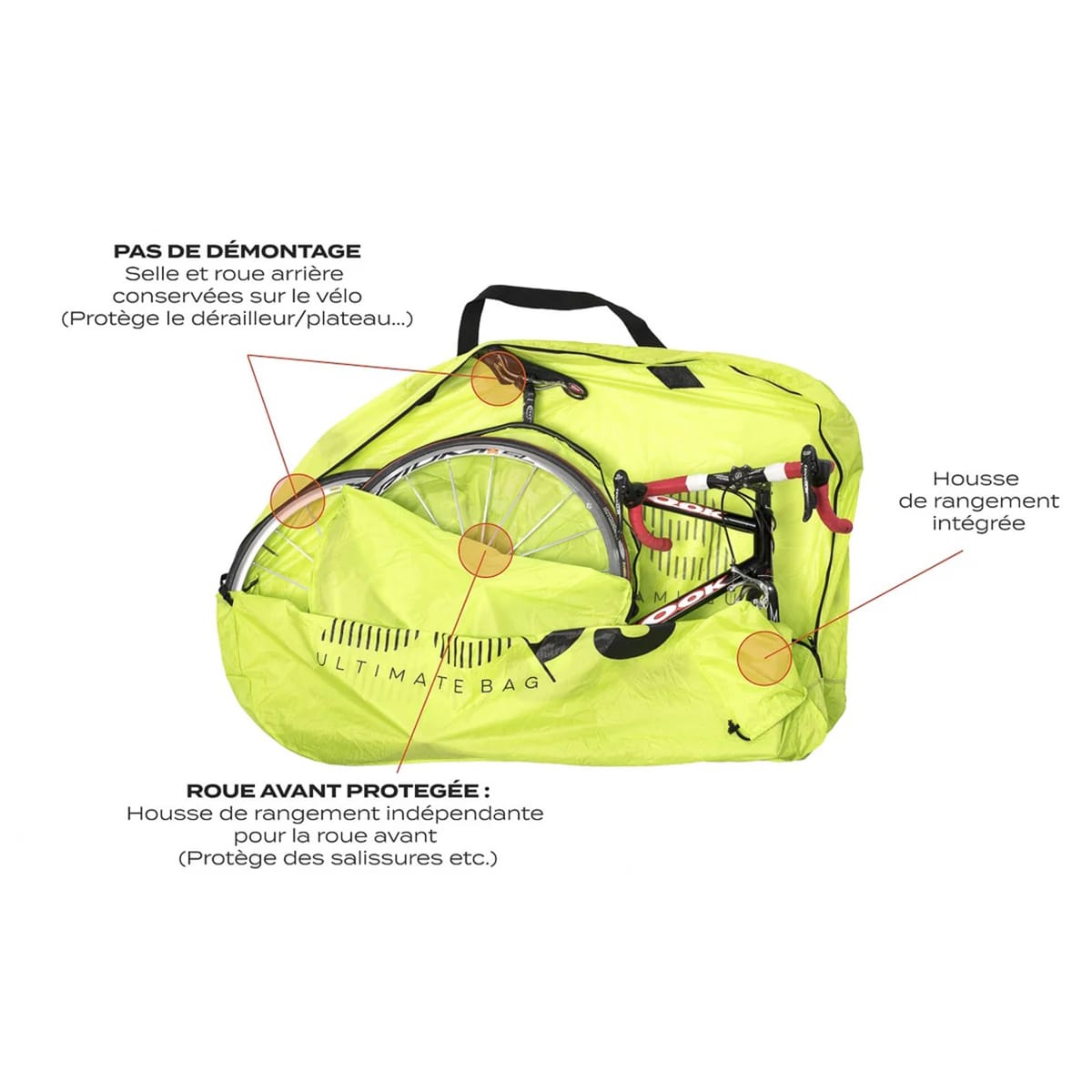 BUDS ROADBAG LIGHT Racefietshoes Zwart