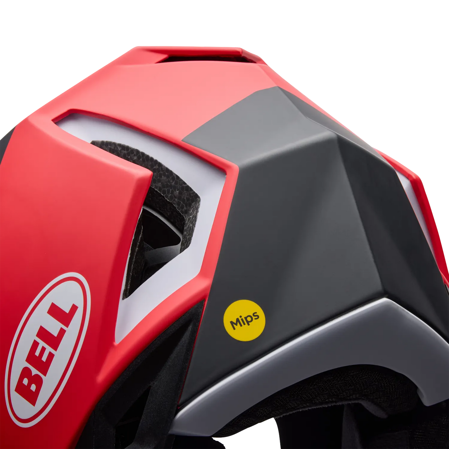 BELL FULL-10 MIPS LEVEL SET MTB Helm Wit/Rood