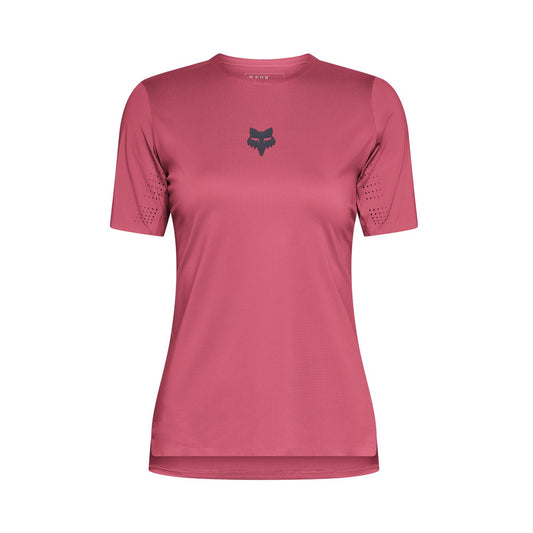 FOX FLEXAIR Jersey met korte mouwen voor dames Berry