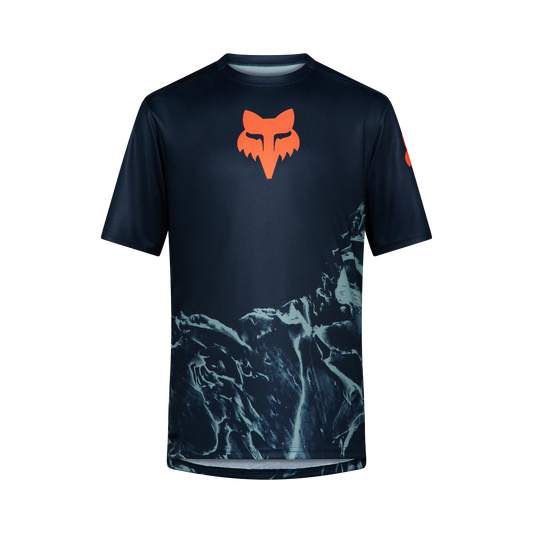 FOX RANGER IMAGE PRINT Korte Mouw Jersey Arctic Blauw