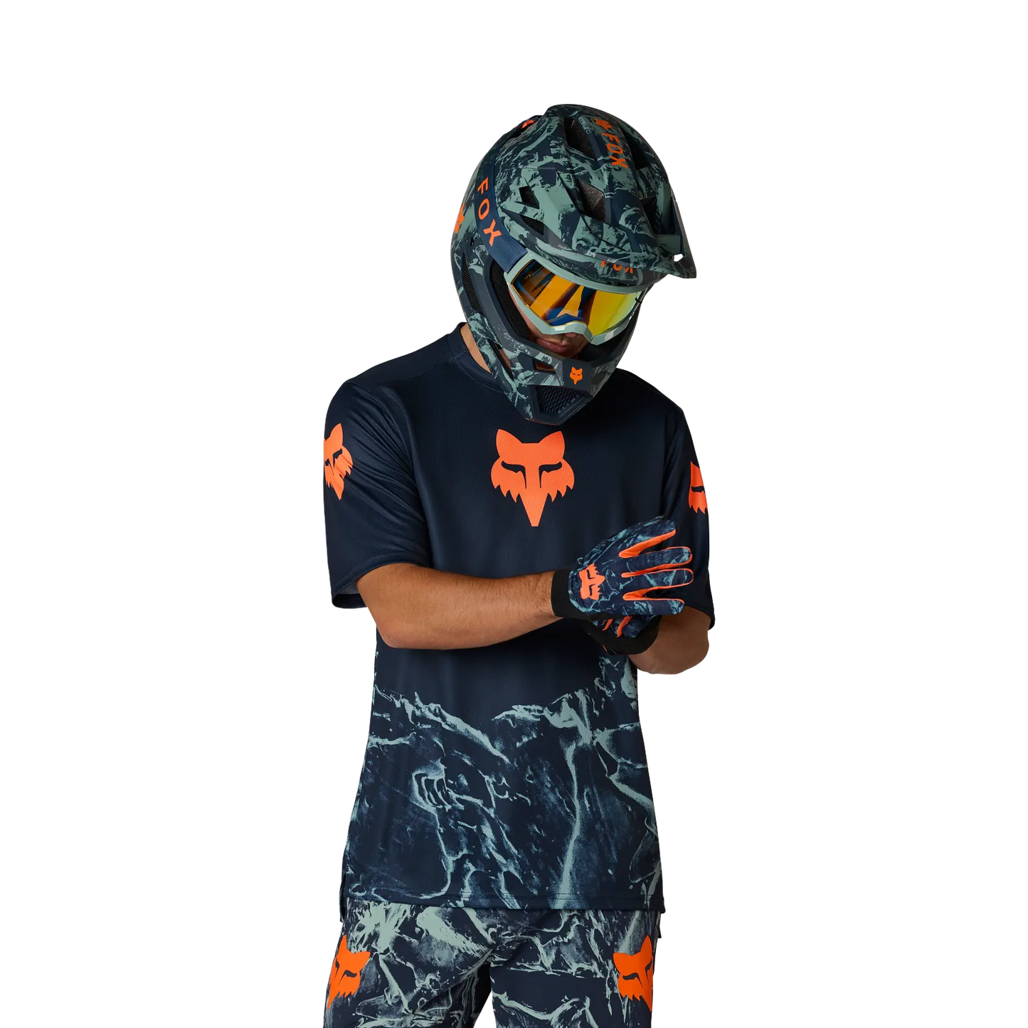 FOX RANGER Korte Mouw Jersey Arctic Blauw