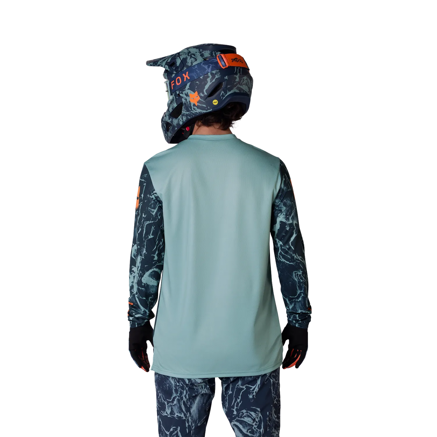 FOX RANGER IMAGE PRINT Lange Mouw Jersey Arctic Blauw