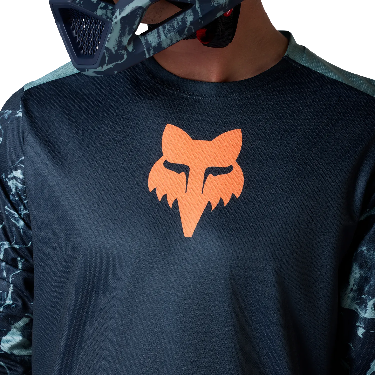 FOX RANGER IMAGE PRINT Lange Mouw Jersey Arctic Blauw