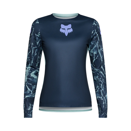 FOX RANGER IMAGE PRINT Dames Trui Lange Mouw Blauw