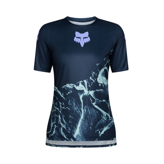 FOX RANGER IMAGE PRINT Korte mouwen dames Jersey Arctic Blue