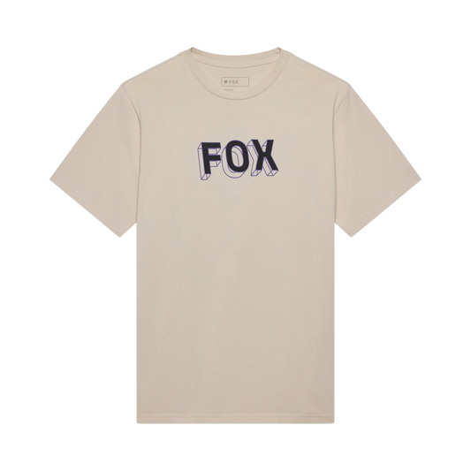 T-shirt FOX IMAGE PRINT 195 ORIGINAL Korte Mouw Beige Krijt