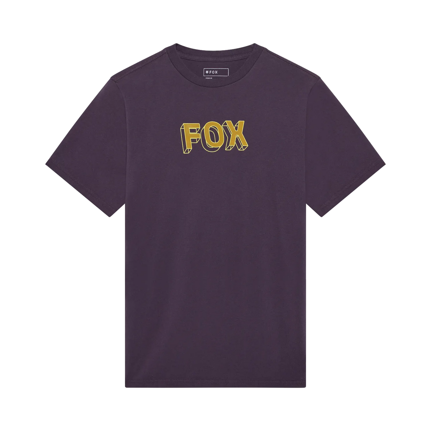 T-shirt FOX IMAGE PRINT 195 ORIGINAL Korte Mouw Paars Plum Perfect
