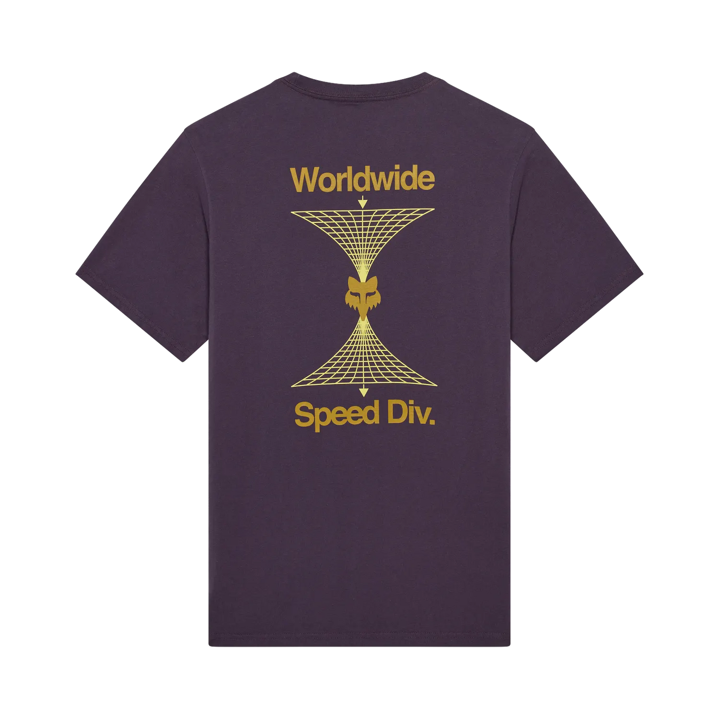 T-shirt FOX IMAGE PRINT 195 ORIGINAL Korte Mouw Paars Plum Perfect