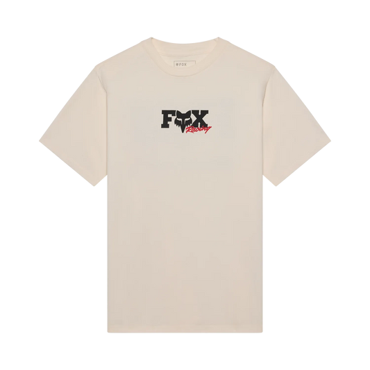 FOX CHECKER 195 ORIGINAL Korte Mouw Off White T-Shirt