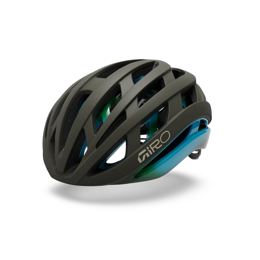 Racefietshelm GIRO HELIOS MIPS SPHERICAL Zwart/Blauw