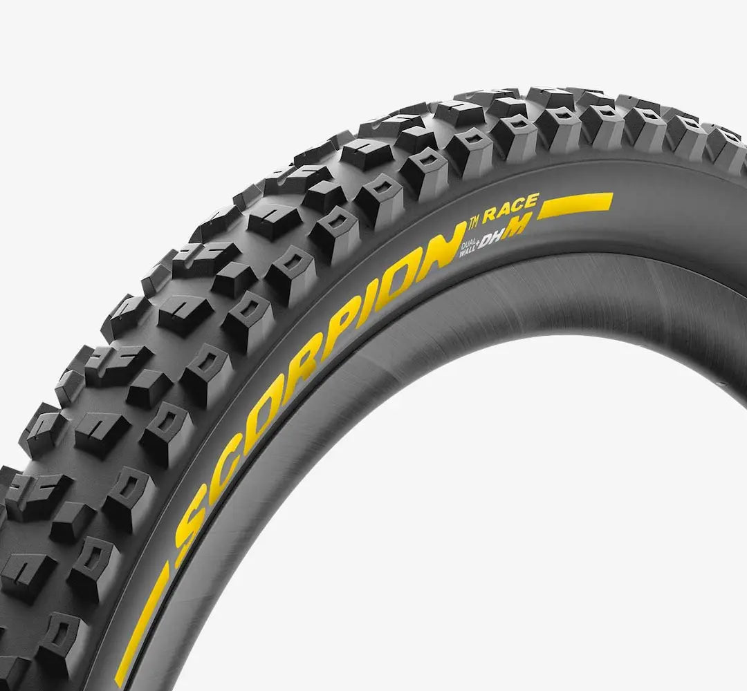 PIRELLI SCORPION RACE DH M 27.5x2.5 Tubeless Ready Zacht Zwart/Geel 3907200 band