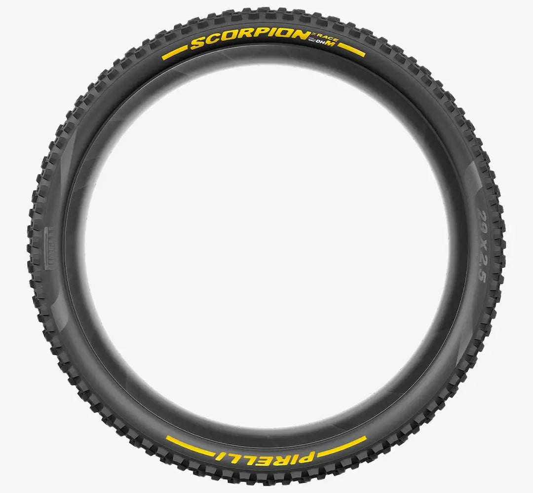 PIRELLI SCORPION RACE DH M 27.5x2.5 Tubeless Ready Zacht Zwart/Geel 3907200 band