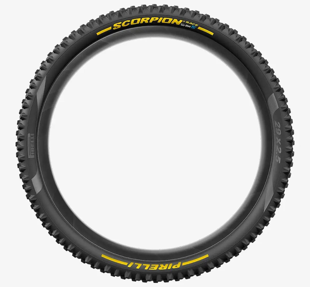 PIRELLI SCORPION RACE DH S 29x2.5 Tubeless Ready Zacht Zwart/Geel 3907600 band