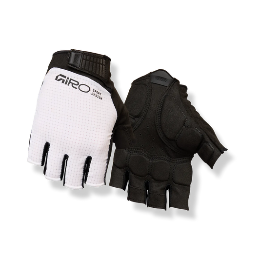 Korte Handschoenen GIRO BRAVO II Gel Wit