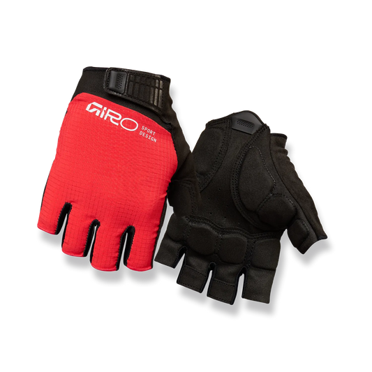 Korte Handschoenen GIRO BRAVO II Gel Rood