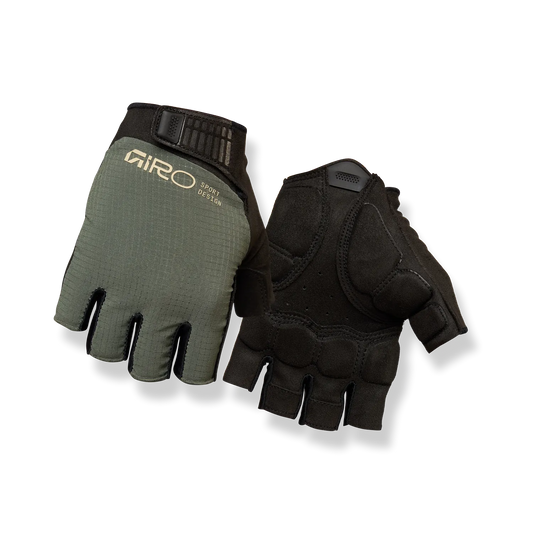 Korte Handschoenen GIRO BRAVO II Gel Kaki