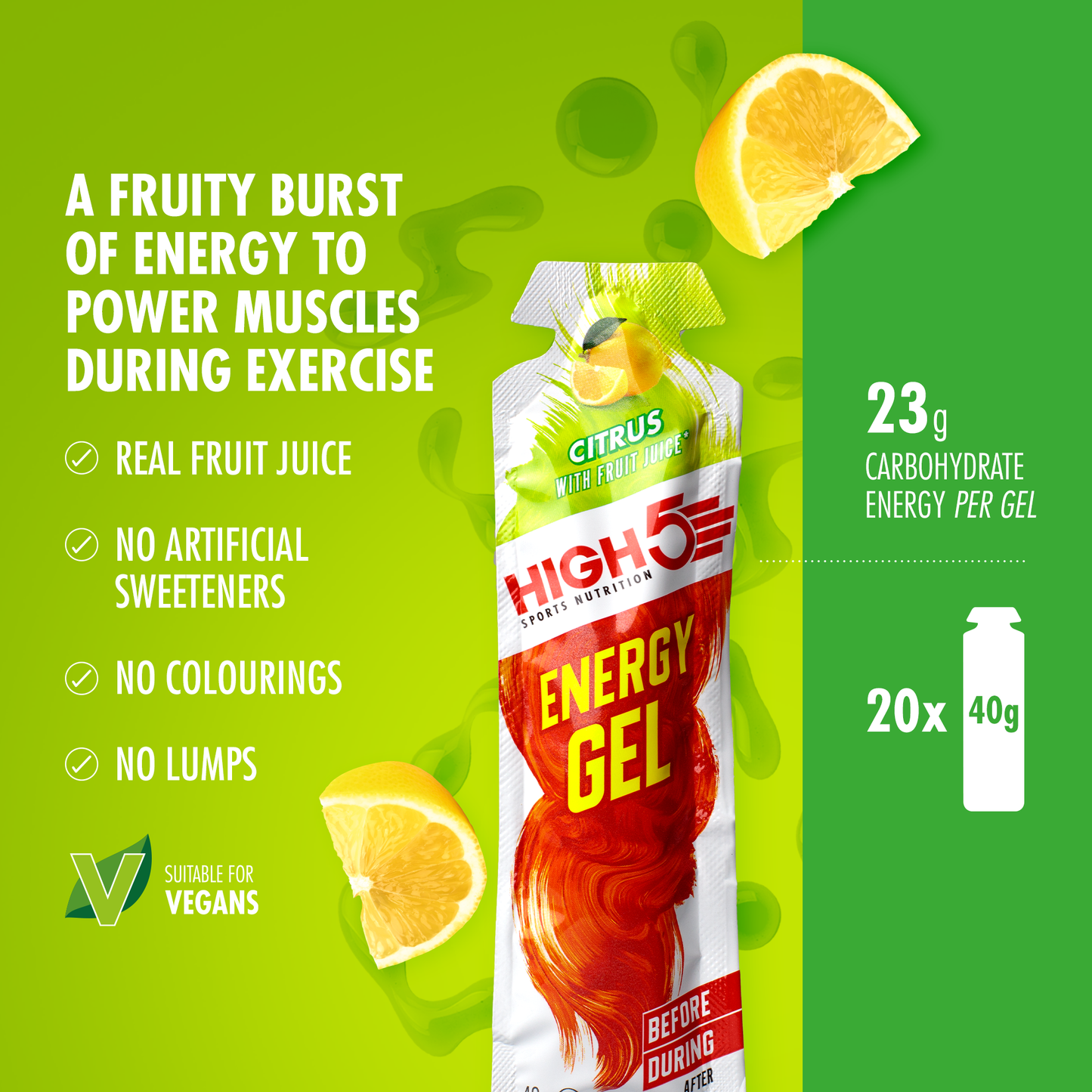 HIGH5 ENERGY GEL (40g) Citroen