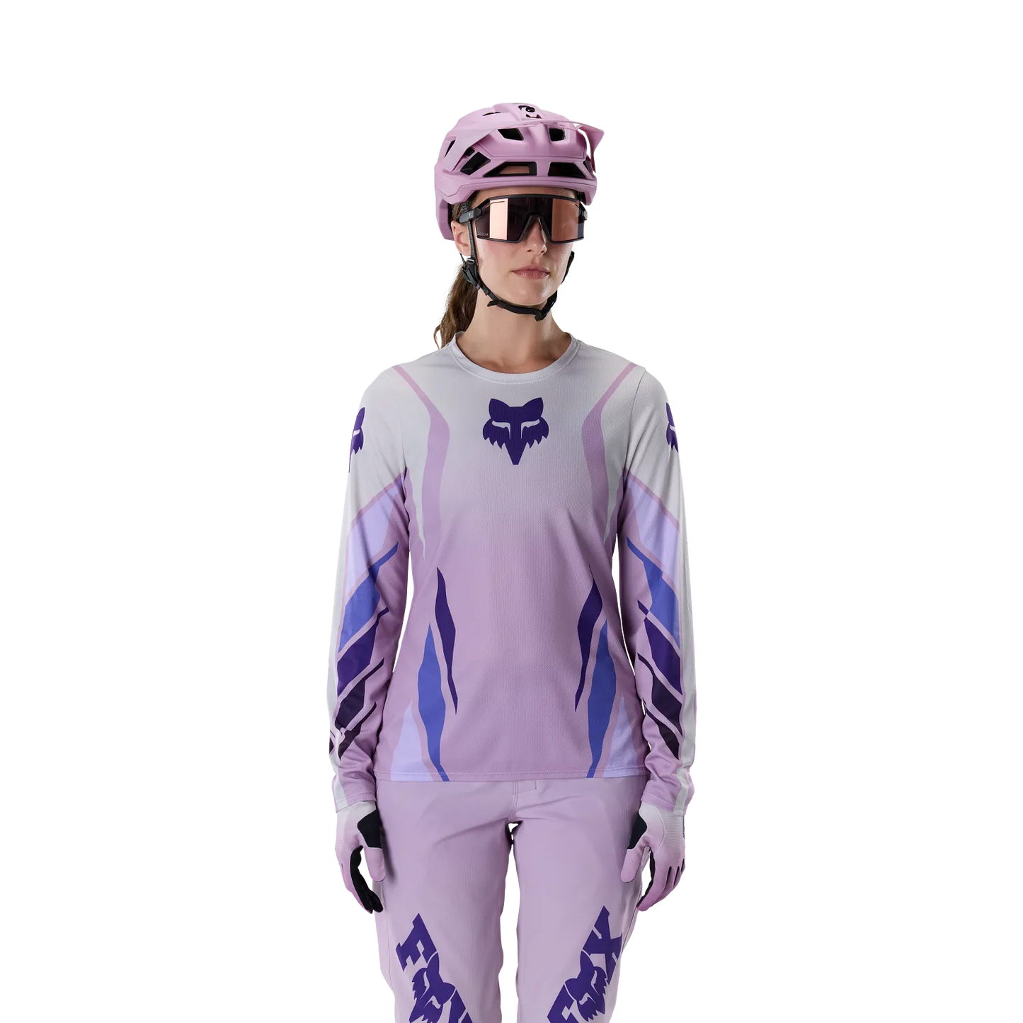 FOX RANGER FOUNDRY Damesfietsshirt Lange Mouwen Lavendel